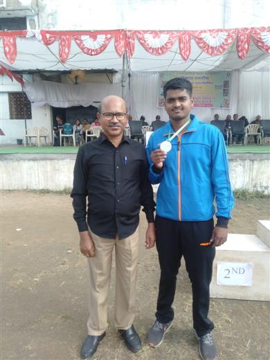 silver medal to sachin paswan in Javelin throw (37.81 mtr)